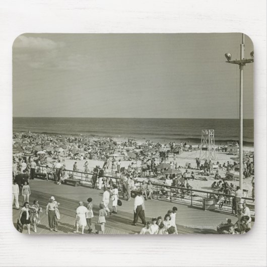 Gedrängter Strand Mousepad (Vorne)
