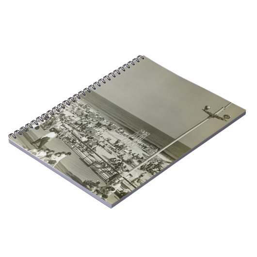 Gedrängter Strand Notizblock (Linke Seite)