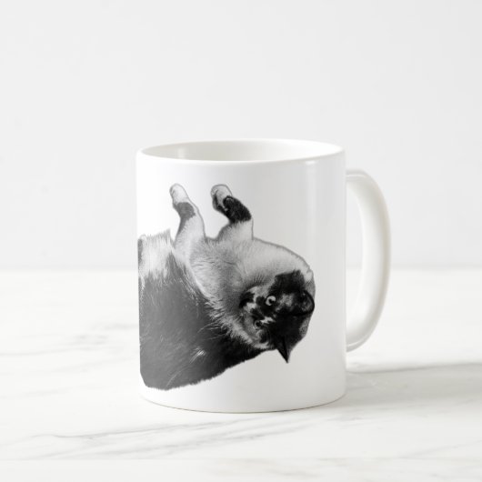 Gedreht Feline Morning Tasse (VorderseiteRechts)