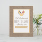 Gedreht Flop Beach Brautparty Rezept Divider (Stehend Vorderseite)