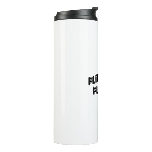 Gedreht Flopper Aluminium Wasser Flasche (Nach links gedreht)