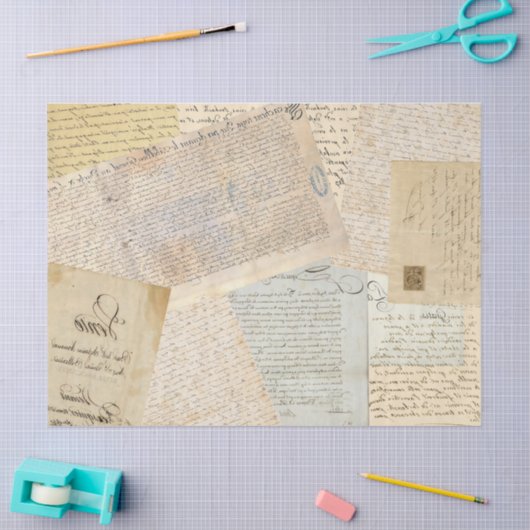 Gedreht Handschrift Seidenpapier (Basteln)