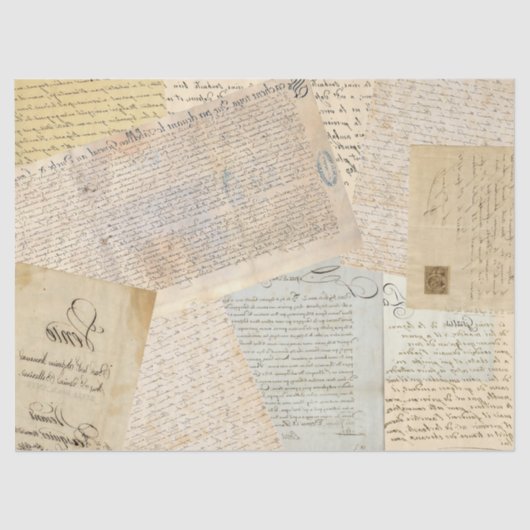 Gedreht Handschrift Seidenpapier (Vorderseite)