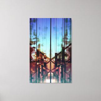 Gedreht Lichter Zeitgenössische Kunstfotografie Leinwanddruck