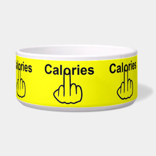 Gedreht Pet Bowl Calories Napf