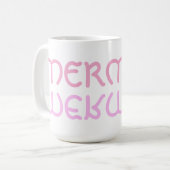 Gedreht Reflektion Mermaid-Tasse Kaffeetasse (Vorderseite Links)