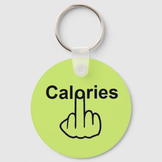 Gedreht Schlüsselkettenkalorien Schlüsselanhänger (Vorderseite)