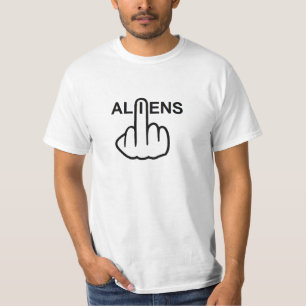 Gedreht T - Shirt-Außerirdischen T-Shirt