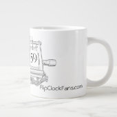 Gedreht Uhrenlüfter Kaffeemaschine Tasse (Rechts)