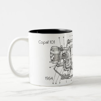 Gedreht Uhrenlüfter Kaffeemaschine Tasse - Zwei To