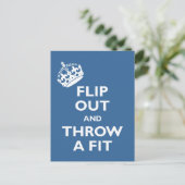 Gedreht und ein Fit werfen Postkarte (Stehend Vorderseite)