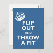 Gedreht und ein Fit werfen Postkarte (Vorne/Hinten)