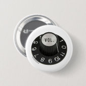 Gedrehte bis 11 (kein Text) Button (Vorne & Hinten)