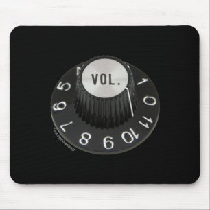 Gedrehte bis 11 (kein Text) Mousepad