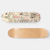 gedrehte Reklametafel Skateboard (Horizontal)