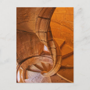 Gedrehte Wendeltreppe, Portugal Postkarte