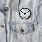 Gedreite Chrysanthemen Button (Beispiel)