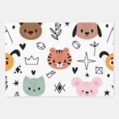 Gedruckt Geschenkpapier Set (Vorderseite 2)