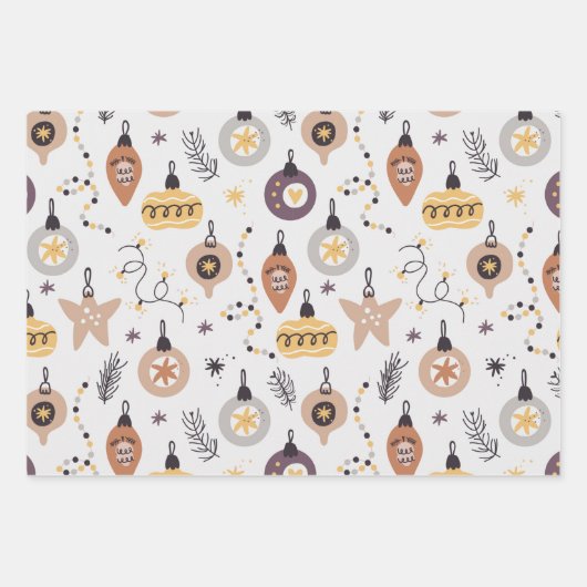 Gedruckt Geschenkpapier Set (Vorderseite)