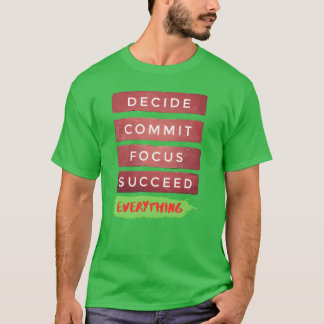 Gedruckt mit motivierendem Zitat alles Freunde T-Shirt