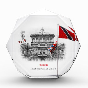 GEDRÜCKT: TRINIDAD & TOBAGO 8.31.62 FOTOBLOCK