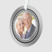 Gedruckte Diamanten - Ornament zum 25. Jahrestag d (Vorderseite)