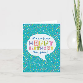 Gedruckte Geburtskarte | Alles Gute zum Geburtstag Dankeskarte