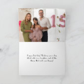 Gedruckte Geburtskarte Karte (Innenseite)