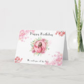 Gedruckte Geburtskarte Karte (Vorderseite)