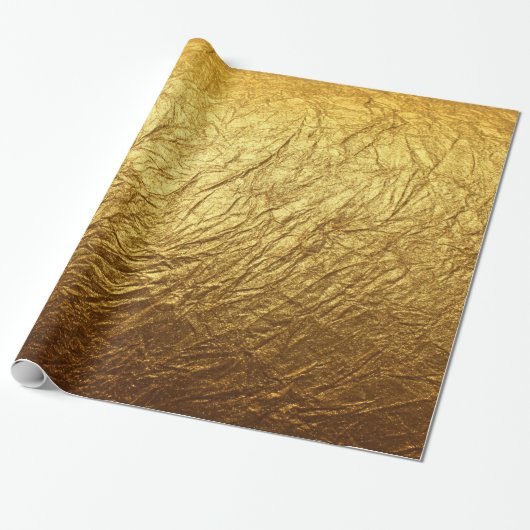Gedruckte Imitate Goldfolie Moderne Hochzeitsfeier Geschenkpapier (Ungerollt)