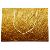 Gedruckte Imitate Goldfolie Moderne Hochzeitsfeier Große Geschenktüte (Vorderseite)