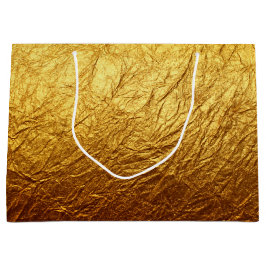 Gedruckte Imitate Goldfolie Moderne Hochzeitsfeier Große Geschenktüte