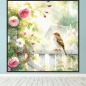 Gedruckte Leinwand (Insitu (Holzboden))