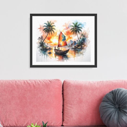 Gedruckte Leinwand (Insitu (Wohnzimmer))