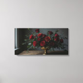 Gedruckte Leinwand Dark Florals (Vorderseite)