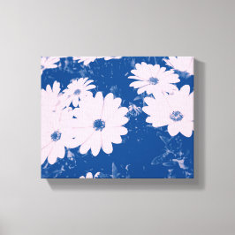 Gedruckte Leinwand mit schönem Blumenbild
