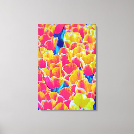 Gedruckte Leinwand Tulpen (Vorderseite)