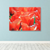 Gedruckte Leinwand Tulpen (Insitu (Holzboden))