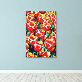 Gedruckte Leinwand Tulpen (Insitu (Holzboden))