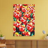 Gedruckte Leinwand Tulpen (Insitu (Wohnzimmer))