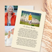 Gedruckte Multi-Foto-Feier zum Life-Programm Einladung