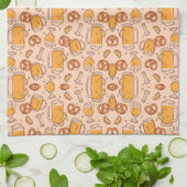 Gedruckte Picknickdecke mit  Geschirrtuch (Gefaltet)
