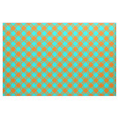 Gedruckte Stoffe, Blue&Orange Quadrate & Circles Stoff (Yard (91,4 cm))