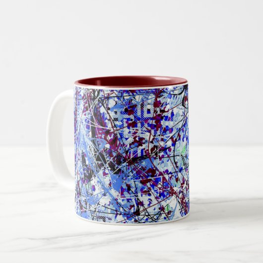 Gedruckte Tasse (Vorderseite Links)