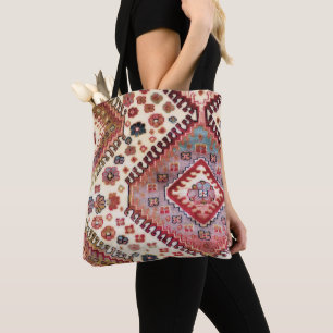 Gedruckte Vintage-Türkische Teppichtasche Tasche