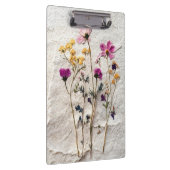 Gedrückte Wildblumen-Botanik-Art-Mappe Klemmbrett (Rechts)