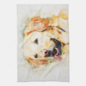 Gedruckter Bemalter Hund Geschirrtuch (Vertikal)