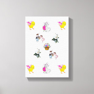 Gedruckter Canvas-Ostertag Leinwanddruck