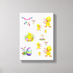 Gedruckter Canvas-Ostertag Leinwanddruck