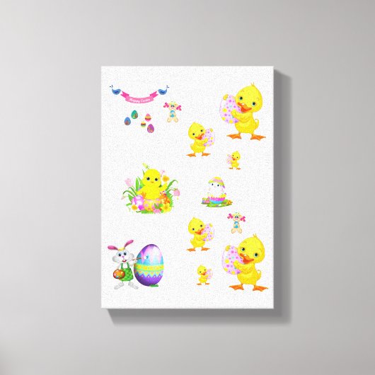 Gedruckter Canvas-Ostertag Leinwanddruck (Vorderseite)